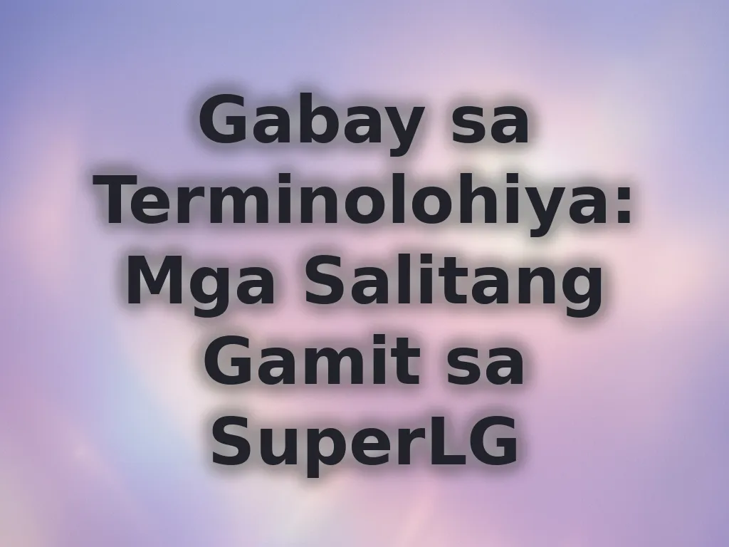 Gambling terminology